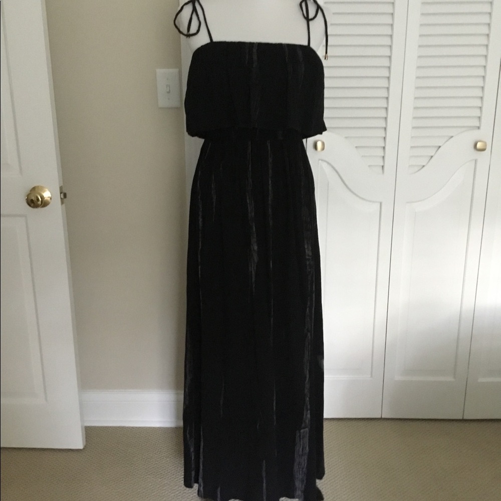 T-BAGS LOS ANGELES TIE DYE MAXI DRESS SIZE S .